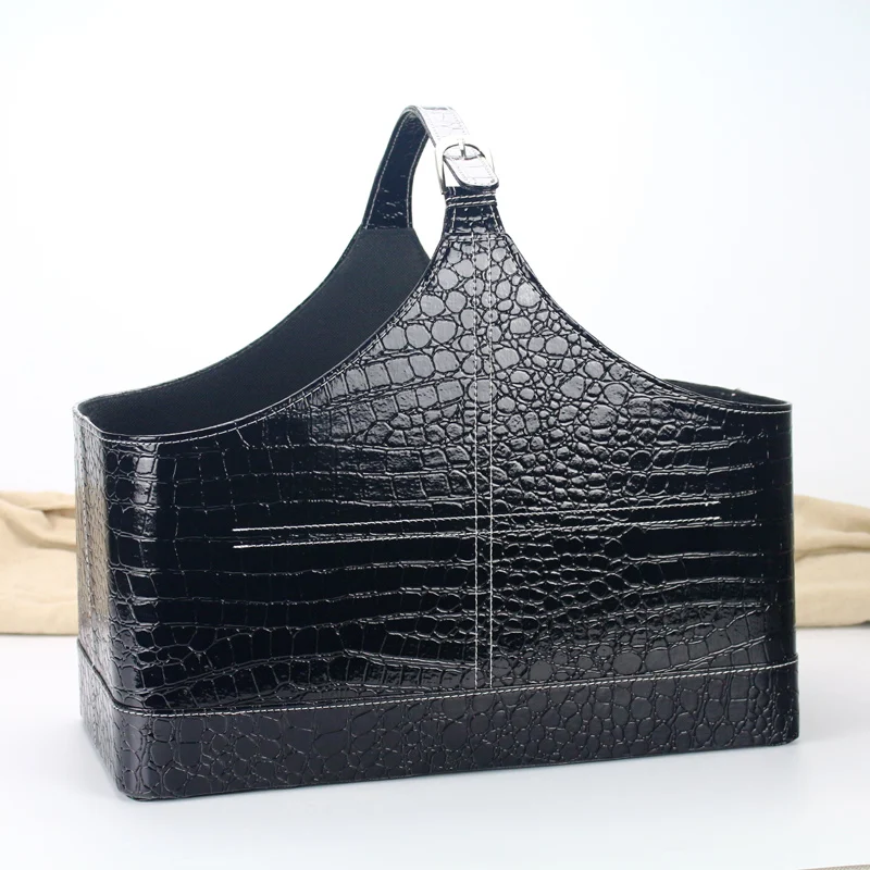 China manufacturer flower willow storage gift baskets portable gifts basket leather basket