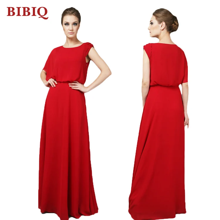 
New Women Party Wear Dress Maxi Long Formal Evening Dress Gown Red 