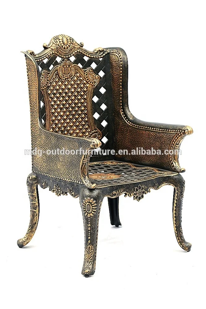 Multi Color Outdoor Garden Chair Cast Aluminum  patio  Outdoor Furniture