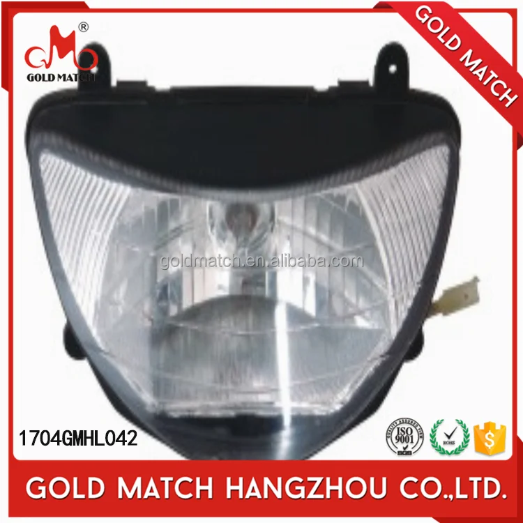 Factory Price Chrome Grill Black Depot Motorcycle Headlight