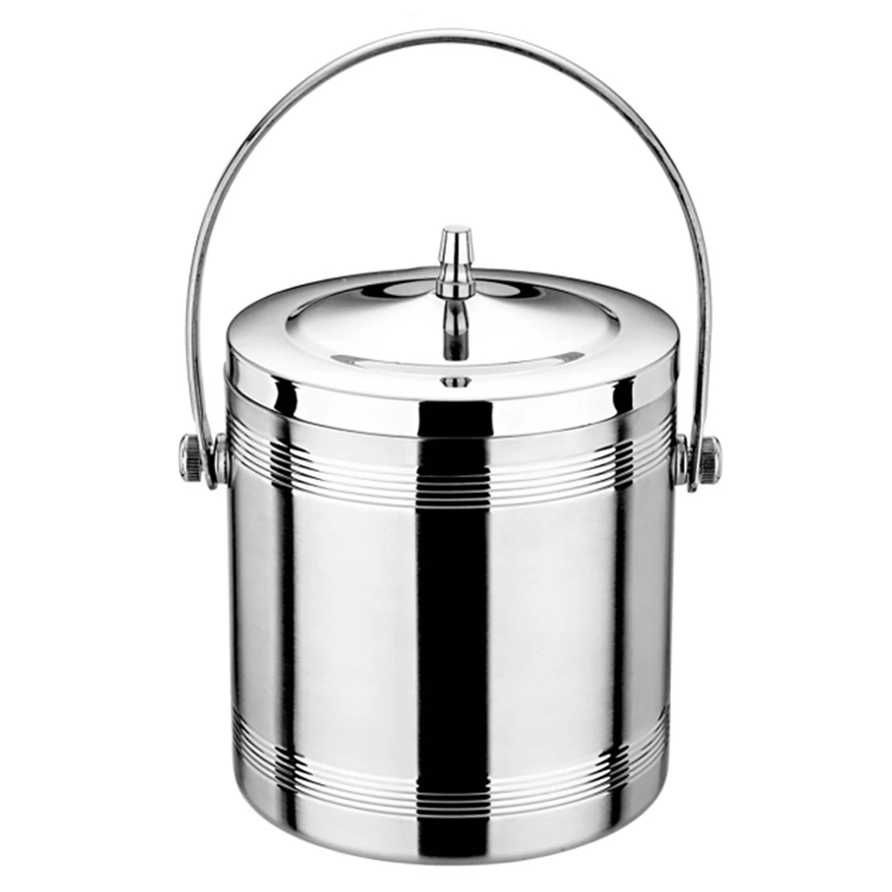 HanFa Top selling ice bucket metal double wall stainless steel ice cooler pail