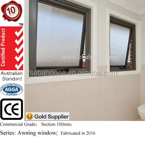 aluminium window with subframe australian standard awning windows from EBAHOUSE