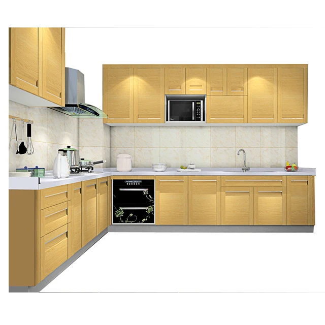 modern simple design laminated plywood kitchen cabinet furniture guangzhou manufacturer wholesale
