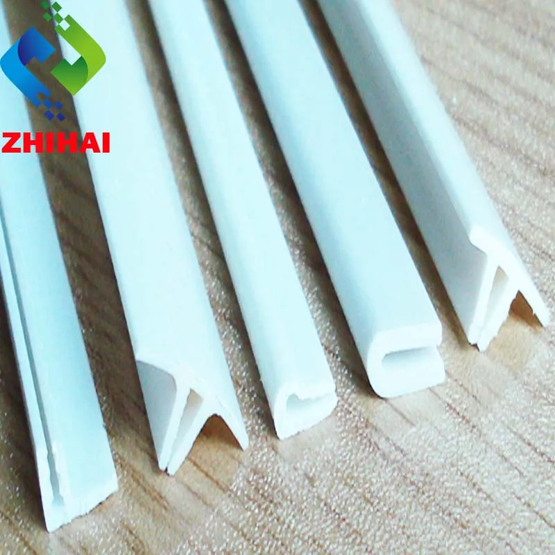 ZHIHAI 1m 1.25m 2.5m stretch ceiling film  installation tools Aluminum profile covering plastic pvc profile