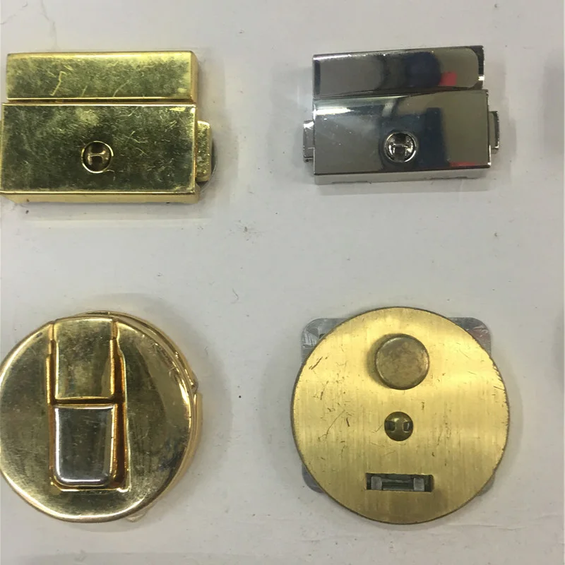 leather bag metal fittings fashion twist lock for handbags/purse