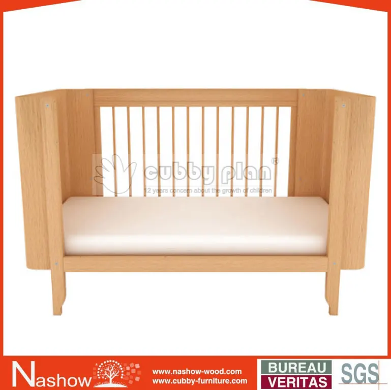
Cubby Plan LMBC-004 New Design 4 in 1 High Quality Wooden Baby Cot Bed 