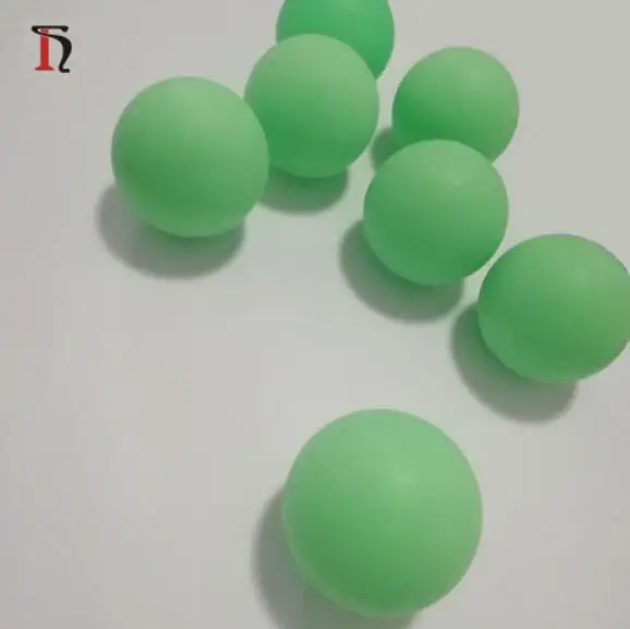 Оптовая продажа, оптом, дешево, настраиваемый логотип, зеленый мяч для пинг-понга, Пластиковые Мячи для настольного тенниса Yiwu