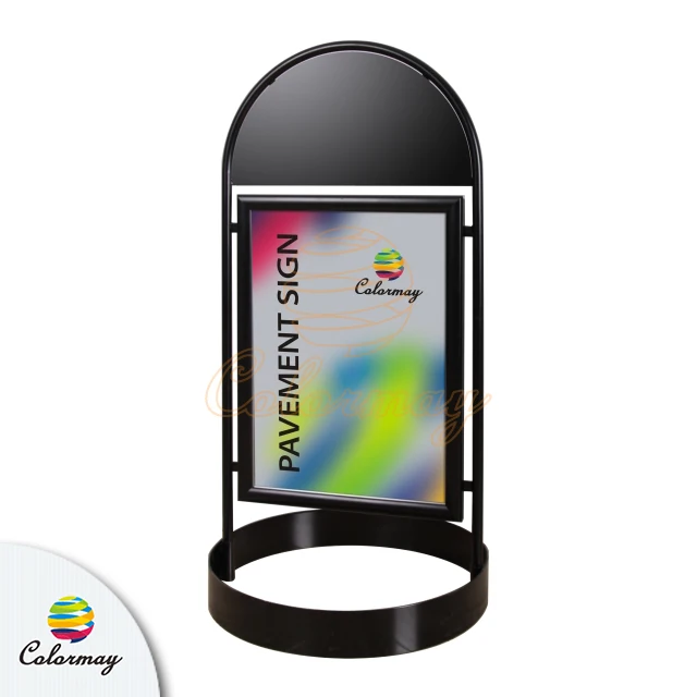 Дорожный знак, стенд рамы, черная доска, доска с круглой головкой, постер, дорожная доска