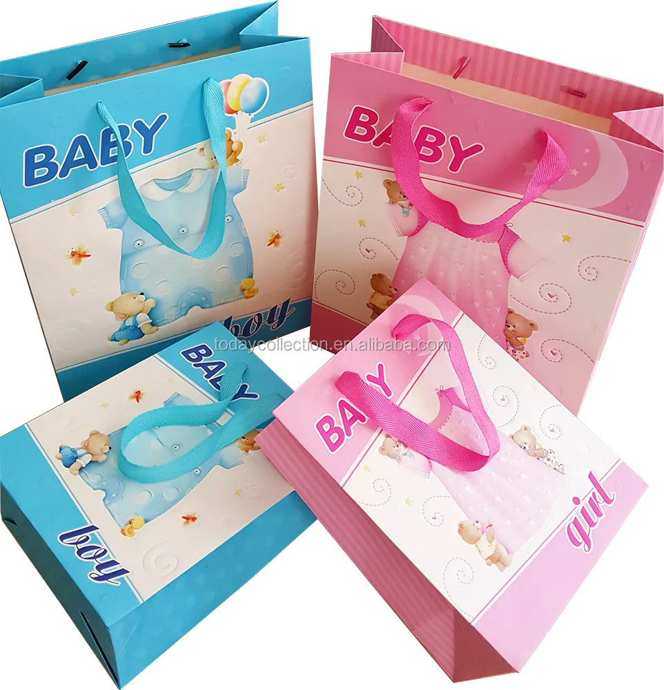 
Fancy baby shower paper gift bag 