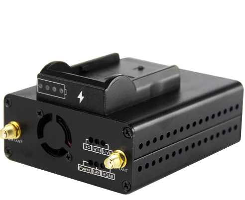 3g/ 4G LTE WIFI/ Ethernet UDP RTMP multicast HDMI video encoder for outdoor Live Streaming Broadcast