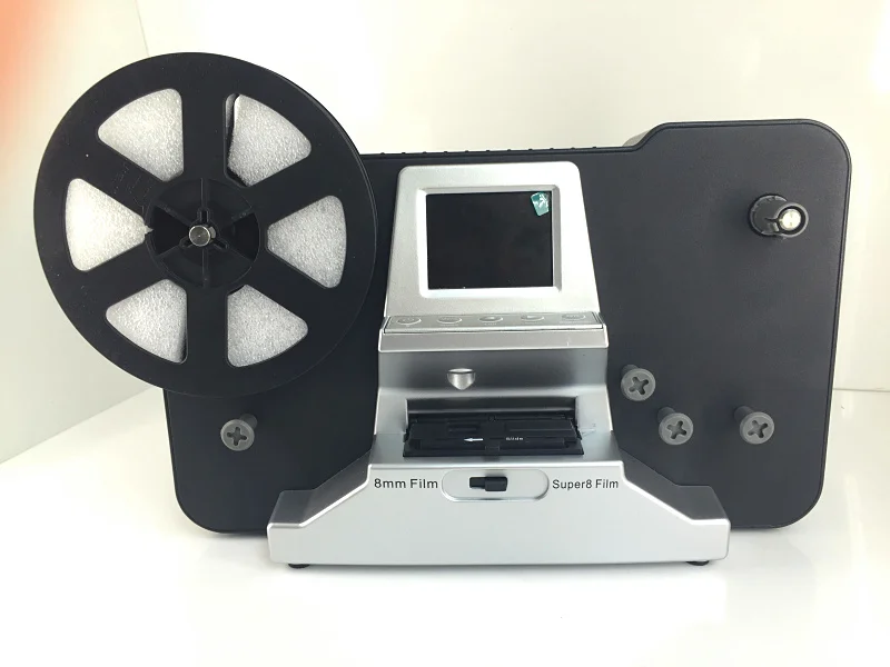 New 5"&3" Reel 8mm Rollfilm & Super8 Rollfilm Digital Film Converter Film Scanner with 2.4" Screen