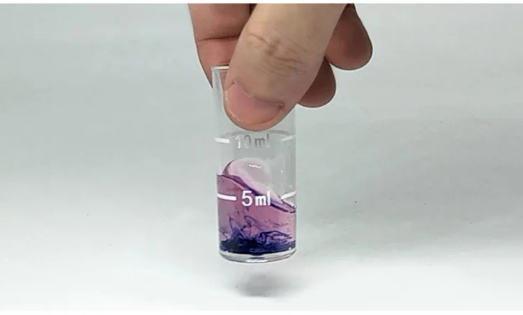 liquid measuring transparent 10ml plastic glass beaker cup/Laboratory Measuring cup/