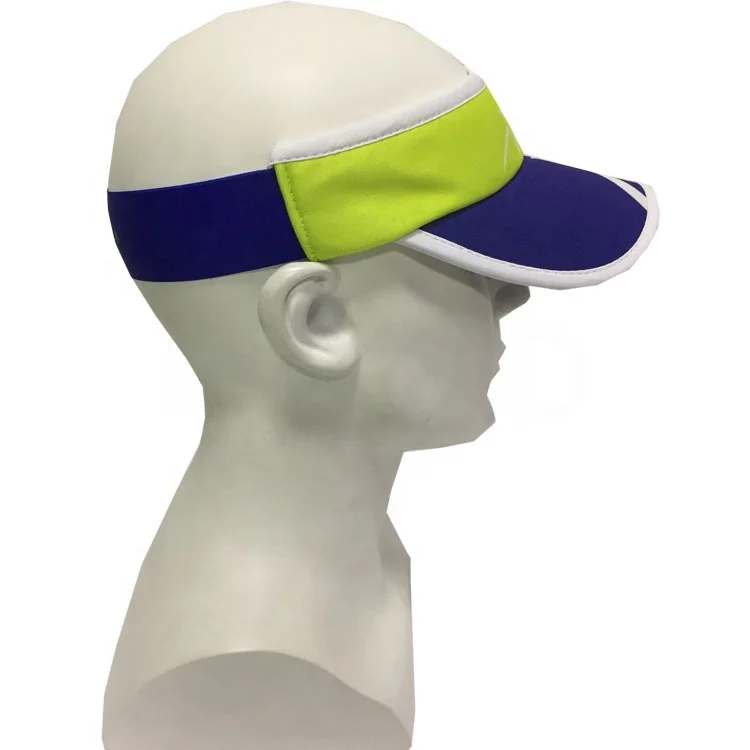 Custom high quality sports visors caps running sun visor