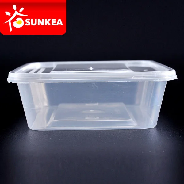 Disposable take away container plastic food box