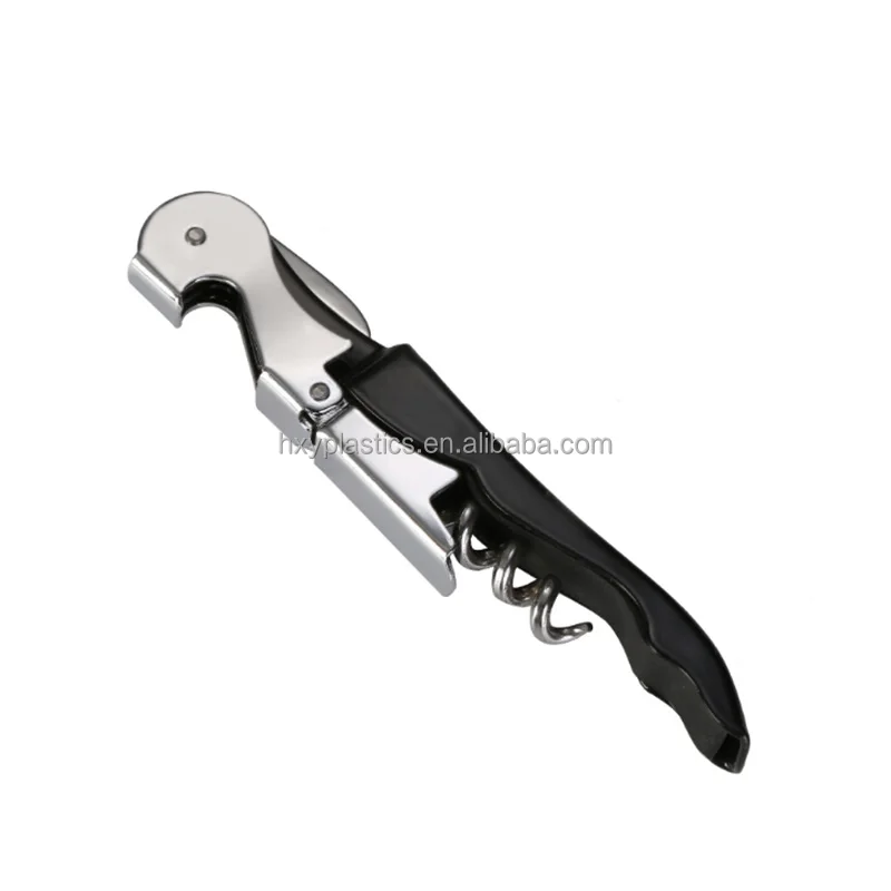 HXY 104 Custom No MOQ 55g Stock Multifunction Opener Stainless Steel Screw Wine Corkscrew Disposable, Wine Waiters Corkscrew