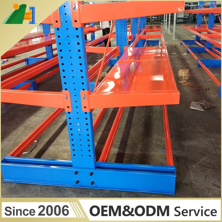 Склад Регулируемый сверхмощный открытый консольные стеллажи