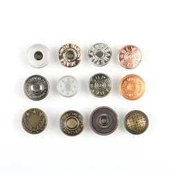 Good Price Factory Direct Supply High Quality Alloy Brass Tack Jeans Button Custom