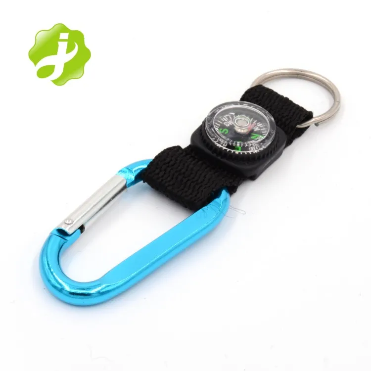 Алюминиевый карабинер с нейлоновым ремешком и полиэфирным держателем для бутылки водой активного отдыха