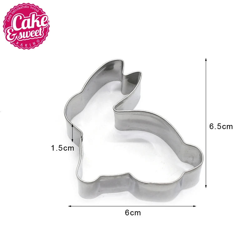 Bulk stainless steel cutter rabbit shape cookie cutter