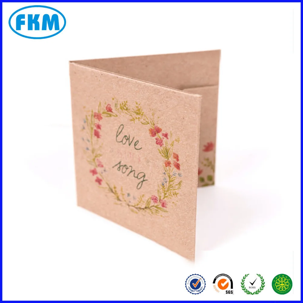 
10 Kraft CD Cases 2 Pocket | Wedding Favor | Photography Packaging | Recycled | Box Item #2 