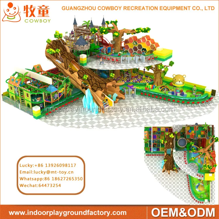 Два история Лесные тема дети крытая площадка оборудование с пчелы лабиринт