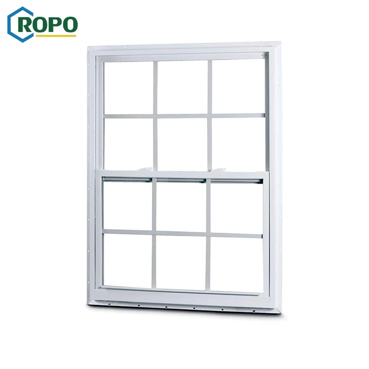 10 Year Warranty Joinery Australian Standard Grilles Reasonable Price Aluminum PVC Vertical Slide Sash Window