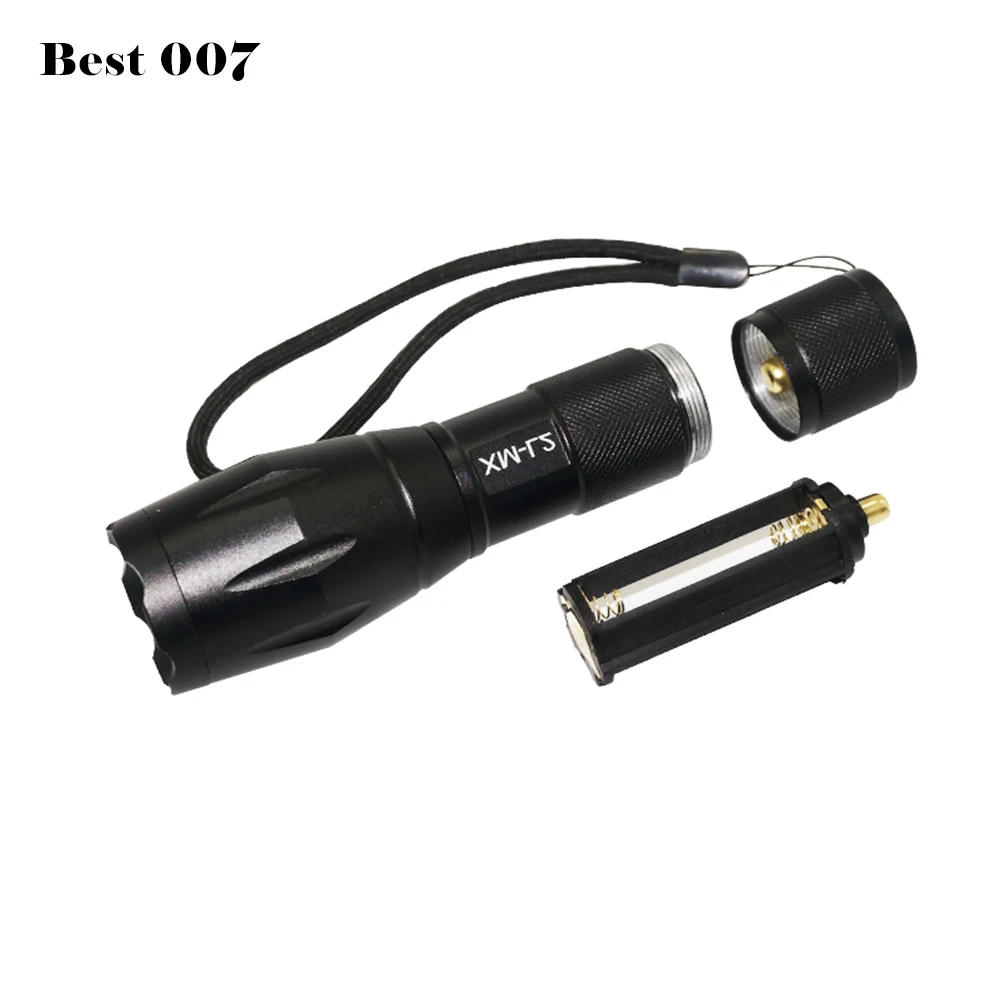 usa warehouse long distance t6 led tactical flashlight lenser torches