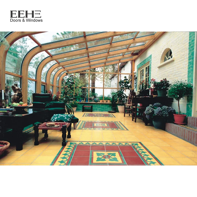 Outdoor Aluminum Frame Glass Sunrooms For Sale