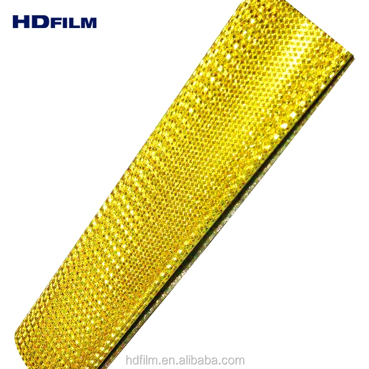 Matt Looking 0.1mm Thick Clear Glitter Cpp Film