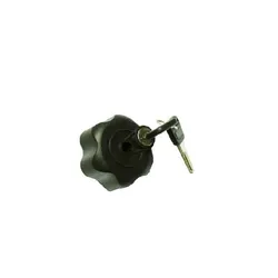 Plastic Knob,,bike Carrier Accessories Knob with Lock , PP Black Lock System M8 /M 10 Screw