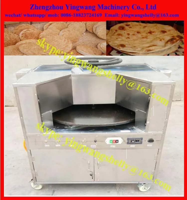 Gas Arabic Bread Tortilla Pita Bread Roti Making Baking Oven Machine