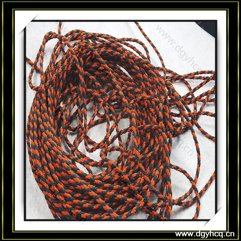 garment decorative leather lace weave bolo leather cord