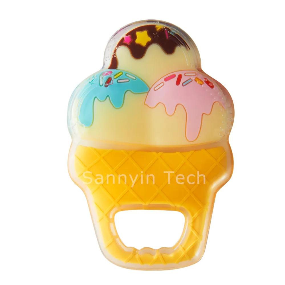 Cute  Panda & Ice Cream & Giraffe Sharp New Design And Best Quality  Gife Gum Massager Of  cooling Baby Teether