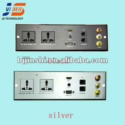 С VGA, HDMI, мощность, AV, сетевые разъемы отель мультимедийный wallplates