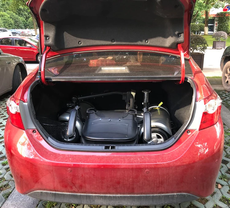 4x4 electric mobility scooter with golf carts trailer