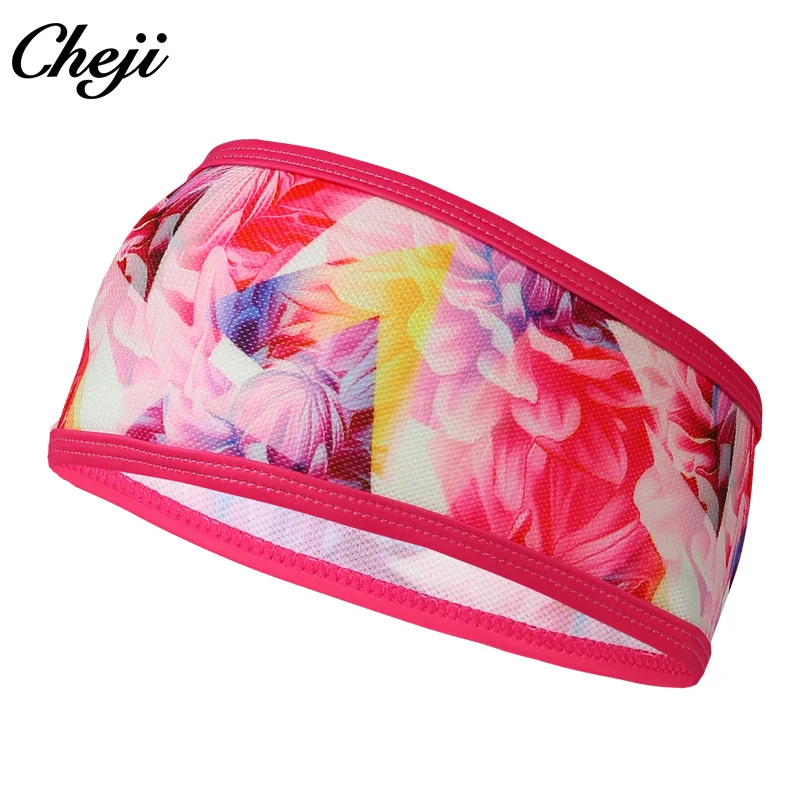 Cheji Новинка спортивные головные уборы пот устойчивая к поту головная повязка для тренажерного зала велосипеда бега тенниса