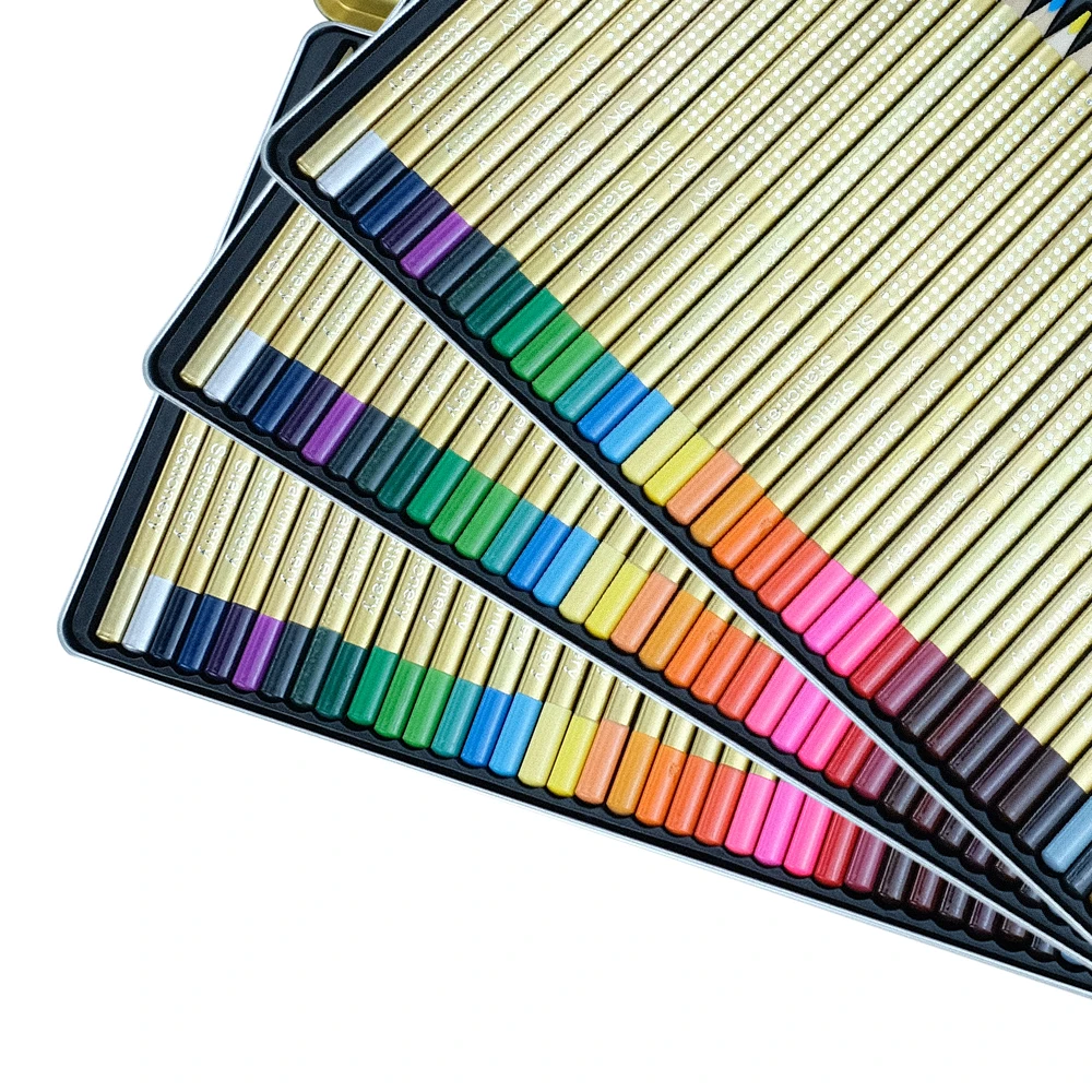 Набор цветных карандашей 2022, 36 цветов, Набор цветных карандашей из дерева, детский цветной карандаш