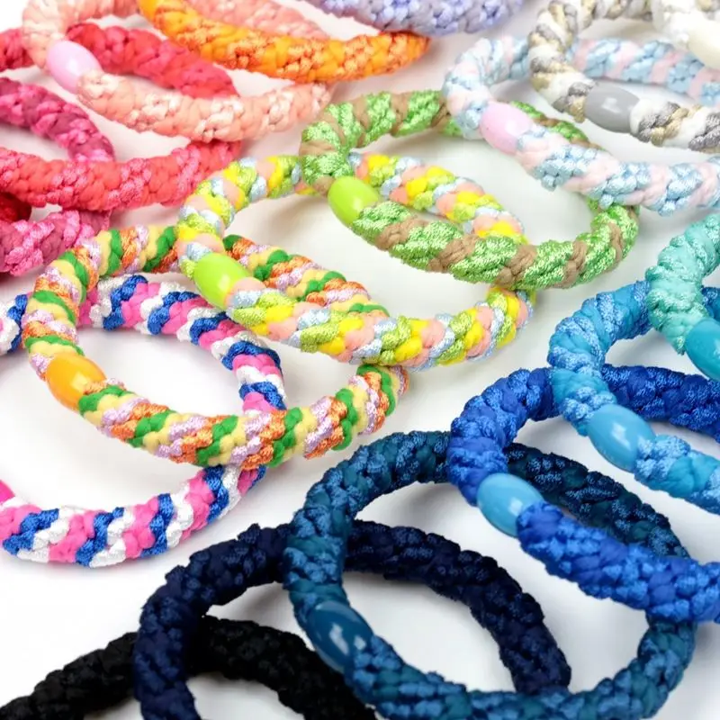 CLARMER  Wholesale New Fashion Simple Elastic Hair Ring Velvet Rubber Custom Kknekki Hair Band Elastic Hair Ties For Women