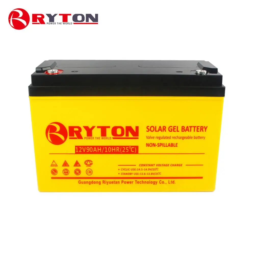
 Ryton питания rtg 12 В 90ah товарный прочный обслуживания солнечной батареи хранения  