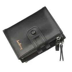 Baellerry 2018 new style male PU leather short section zipper wallet with hasp,coin purse, card holder for men