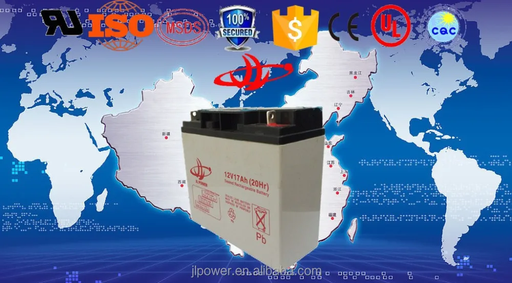 12v 17ah solar battery 12v 17ah agm battery/gel battery