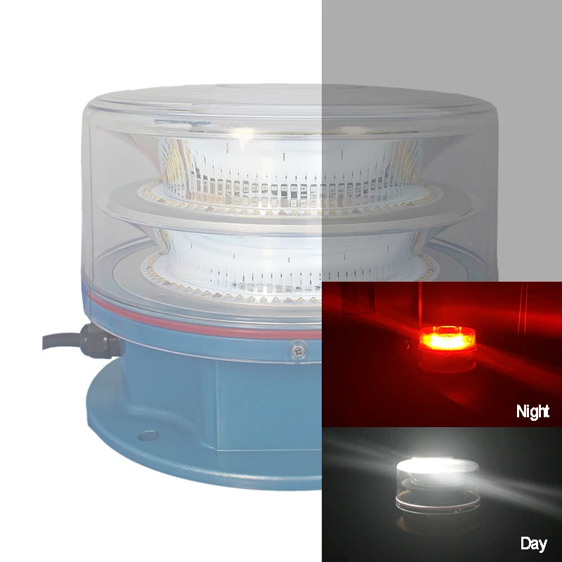 
ICAO Obstruction Light 360 Beam Angle and IP65 IP Rating aircraft warning lights 