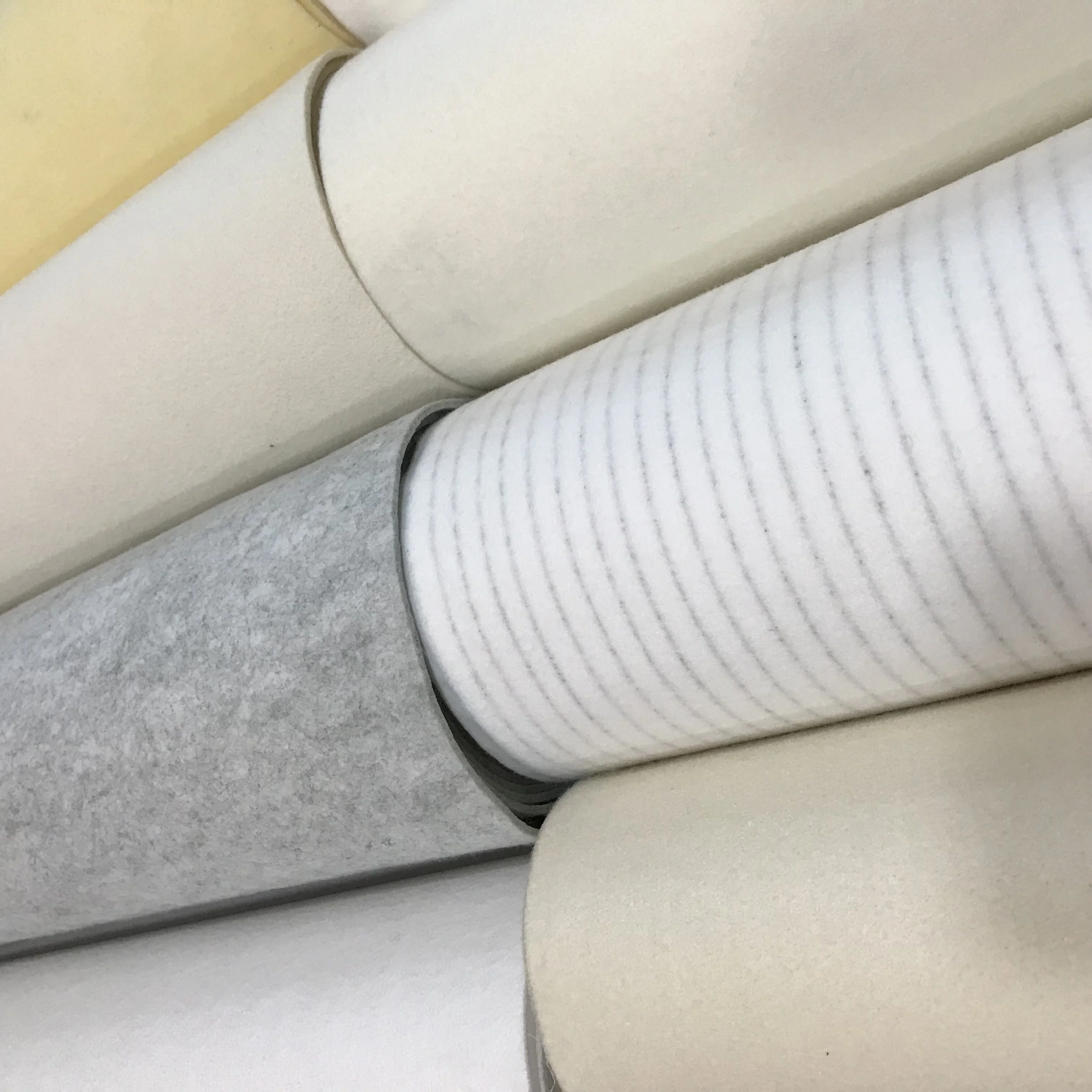 needle punching high temperature glass fiber dust filter cloth/felt