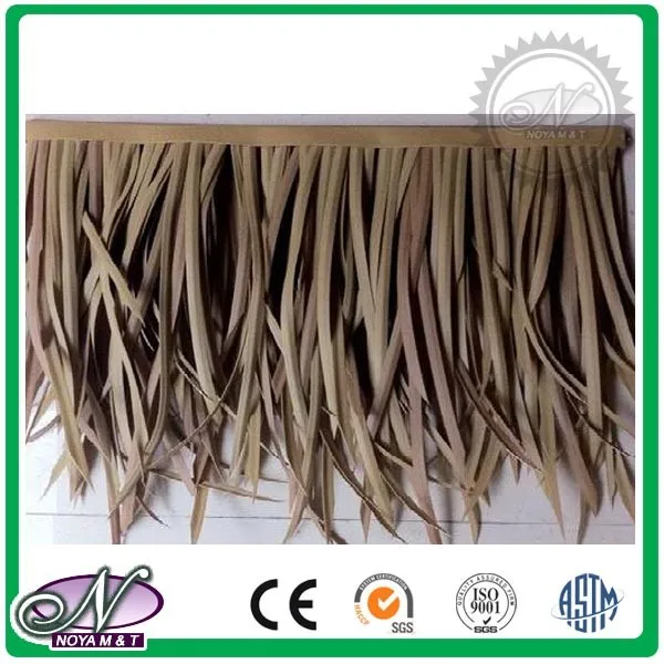 Artificial synthetic thatch tile for bamboo hut