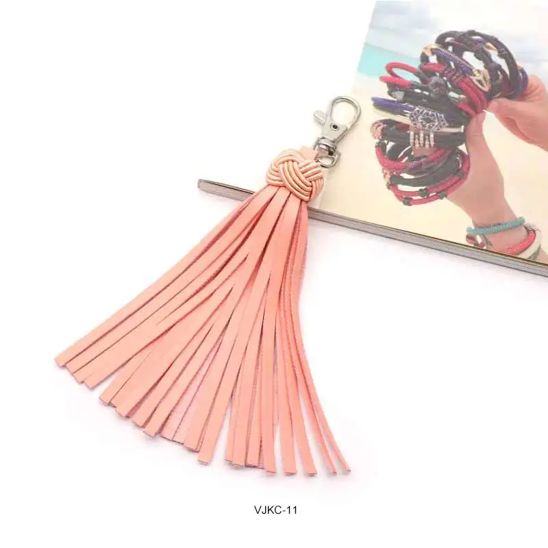 
WholeSale Tassels Leather Keyring Special Gift For Christmas 