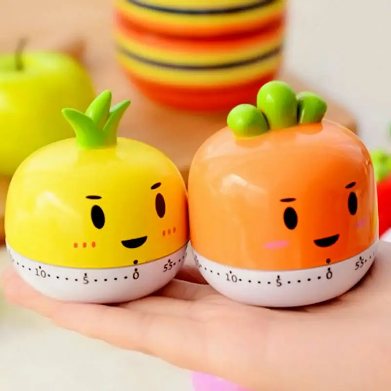 Милый таймер для кухни, 60 минут готовки, механический таймер