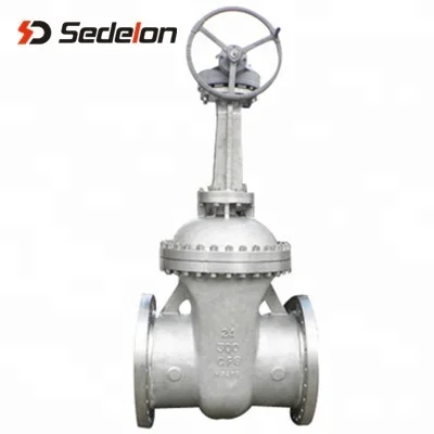 Flanged Gate Valve ANSI 300 Cast Steel Gate Valve Gear operated manufacturer