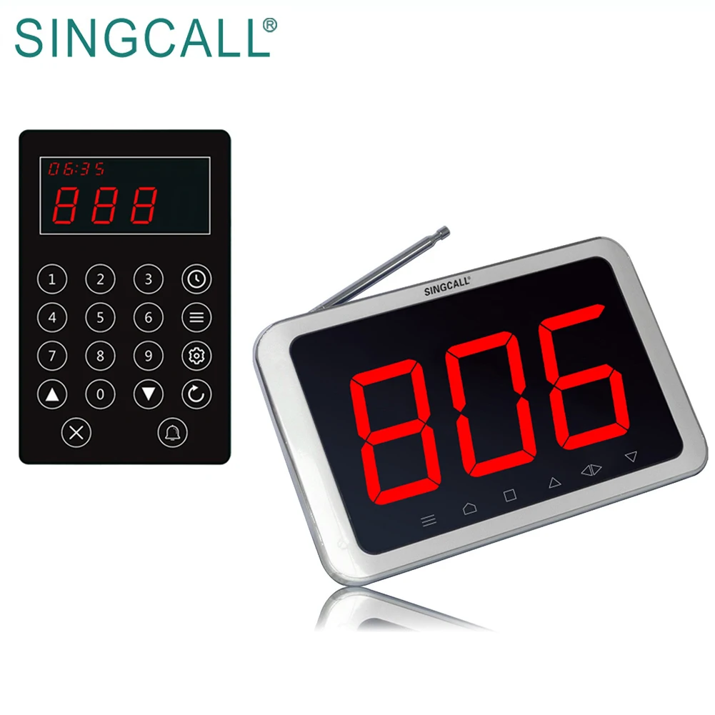 
SINGCALL restaurant kitchen staff call waiters waitress system 
