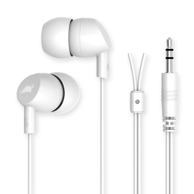 Most popular disposable 3.5mm plug or airplane adapter wired in-ear earphone for airline/conference/travelling/bus use