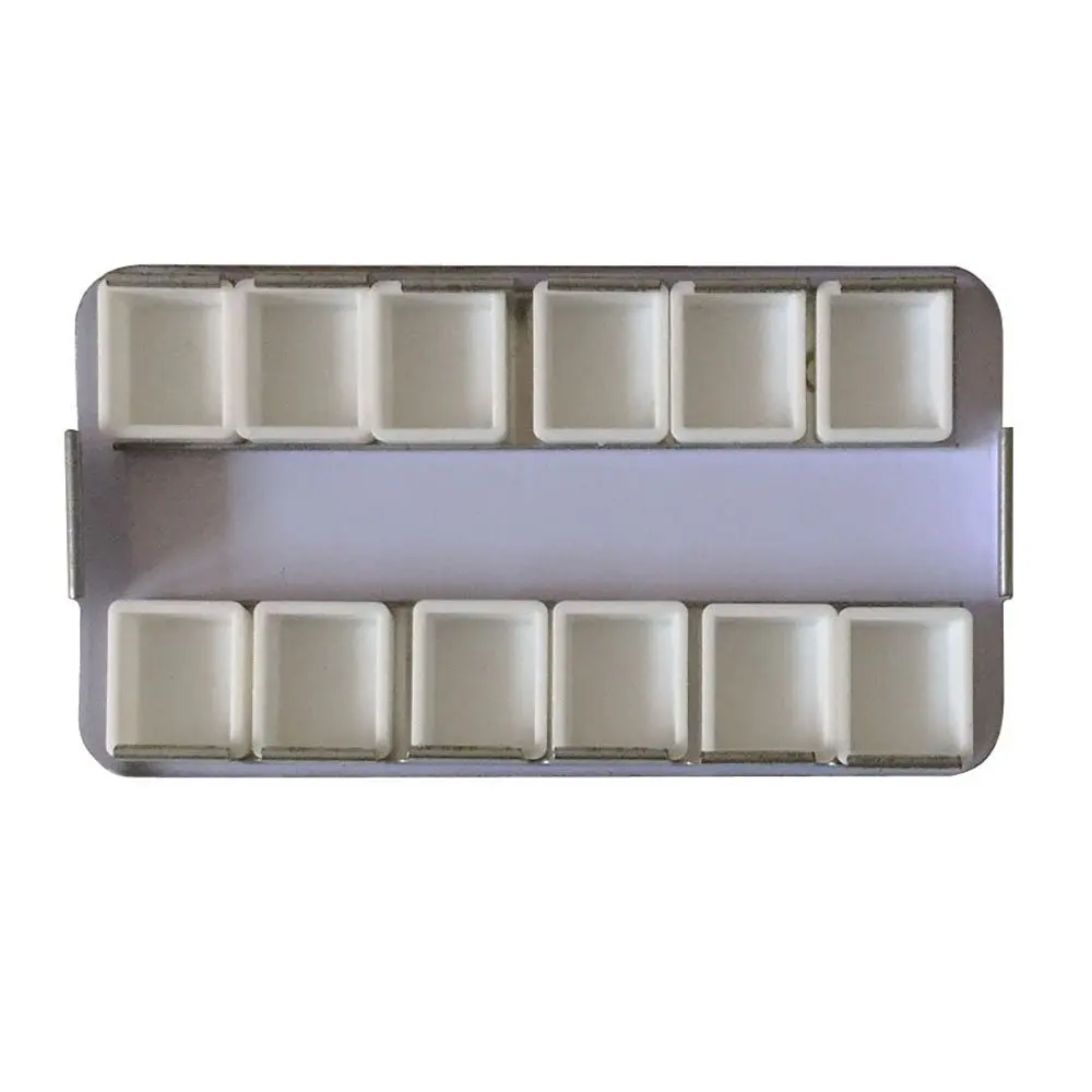 Empty Watercolor Tins Palette Paint Case - Tin Box with